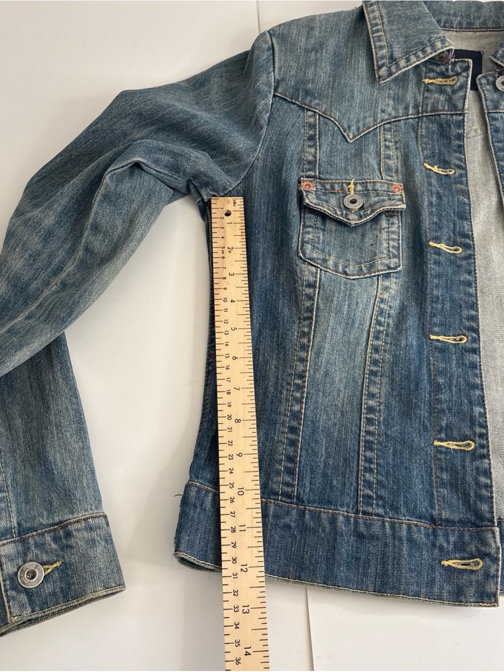 Smart Set Light Blue Denim Jacket - Women's Jean Jacket - Picture 10 of 12